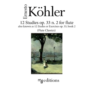 for op. Exercises Etudes flute Book known Studies 预订 9781537354453 also