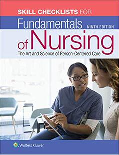 【预订】Skill Checklists for Fundamentals of Nursing