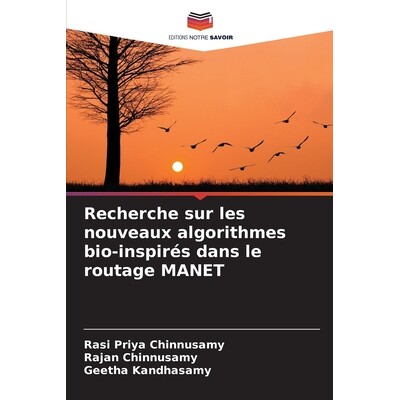 预订 Recherche sur les nouveaux algorithmes bio-inspirés dans le routage MANET 9786209277566