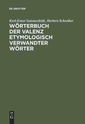【预订】Wörterbuch der Valenz etymologisch verwandter Wörter 9783484601666