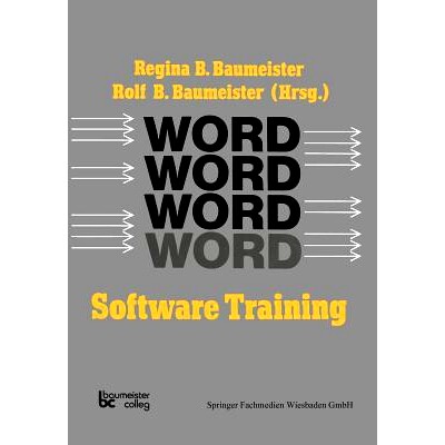 预订 Word Software Training: 9783663019916