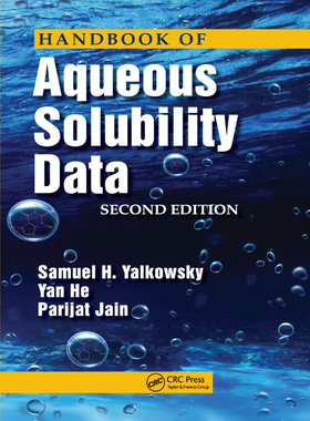 【预订】Handbook of Aqueous Solubility Data