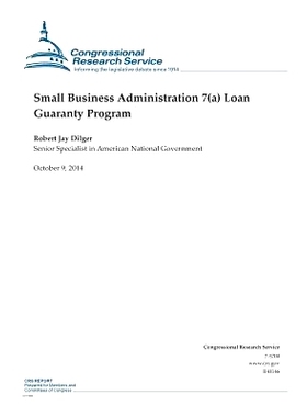 预订 Small Business Administration 7(a) Loan Guaranty Program: 9781502840530