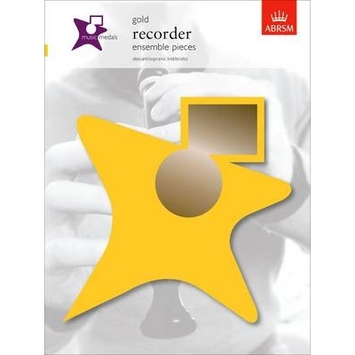 预订 Music Medals Gold Recorder Ensemble Pieces 音乐勋章录音机合奏作品: 9781860966057