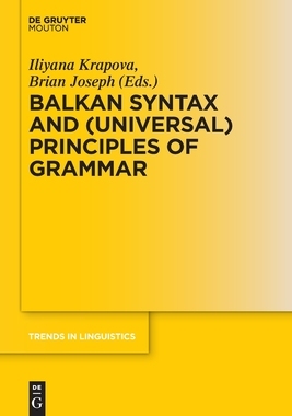 【预订】Balkan Syntax and (Universal) Principles of Grammar