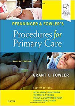 预售 Pfenninger and Fowler’s Procedures for Primary Care 初级护理流程