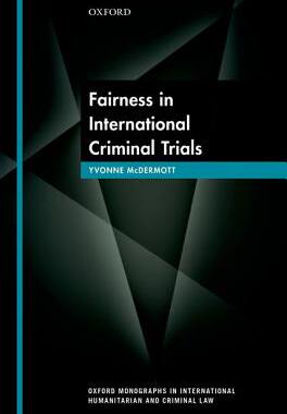 【预订】Fairness in International Criminal Trials