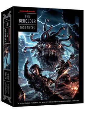 The Beholder Puzzle: A Dungeon & Dragons Jigsaw Puzzle: Jigsaw Puzzles for Adults旁观者拼图：龙与地下城拼图：成人拼