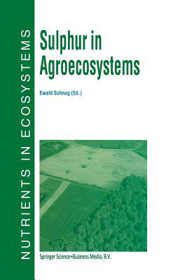 【预订】Sulphur in Agroecosystems