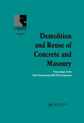 【预订】Demolition and Reuse of Concrete and Masonry