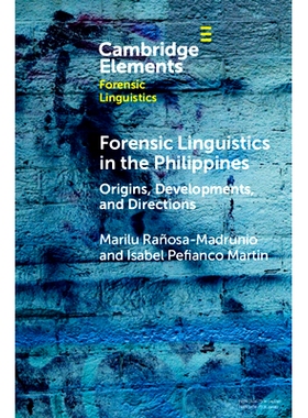 预订 Forensic Linguistics in the Philippines: Origins, Developments, and Directions 菲律宾的司法语言学: 9781009107945