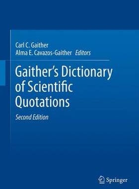 预订 Gaither's Dictionary of Scientific Quotations