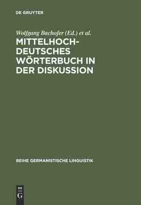 【预订】Mittelhochdeutsches Wörterbuch in der Diskussion 9783484310841