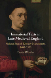 【预订】Immaterial Texts in Late Medieval England 9781009100588