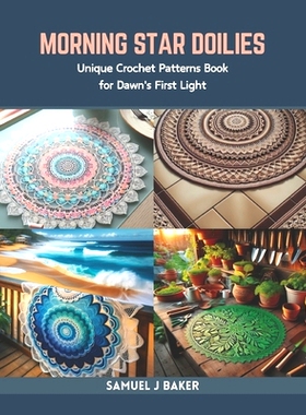 预订 Morning Star Doilies: Unique Crochet Patterns Book for Dawn’s First Light: 9798873298518