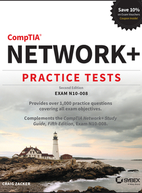 【预订】Comptia Network+ Practice Tests: Exam N10-008, 2E 9781119807308
