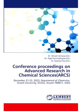 预订 Conference proceedings on Advanced Research in Chemical Sciences(ARCS): 9786208012427