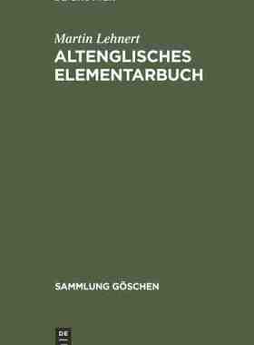 【预订】Altenglisches Elementarbuch 9783111254869