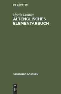 【预订】Altenglisches Elementarbuch 9783111254869