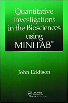 【预售】Quantitative Investigations in the Biosciences using MINITAB