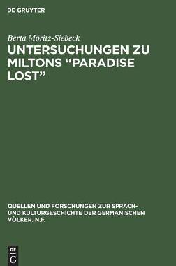 【预订】Untersuchungen zu Miltons “Paradise lost” 9783111022949