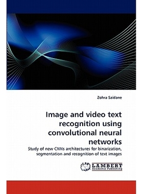 预订 Image and video text recognition using convolutional neural networks: 9783844324617