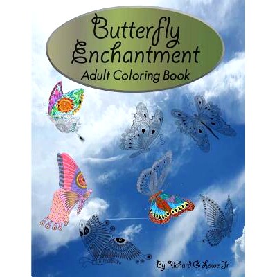 预订 Butterfly Enchantment Adult Coloring Book: Beautiful Coloring Pages of Butterflies for Fun and Relaxation: 97819435