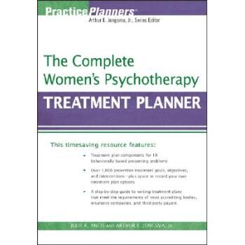 预订 The Complete Women’S Psychotherapy Treatment Planner 女性心理治疗计划大全: 9780470039830