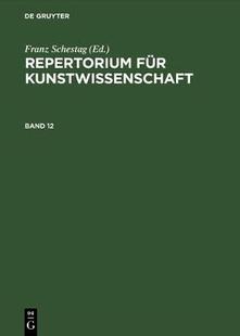 FÜR REPERTORIUM KUNSTWISSENSCHAFT 9783111075501 预订