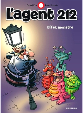 现货 212号特工28 怪物效应 法语原版 比利时经典漫画 欧漫法漫达高 L’agent 212. Vol. 28. Effet monstre