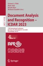 Analysis and Recognition 2023 Document ICDAR 9783031416842 预订