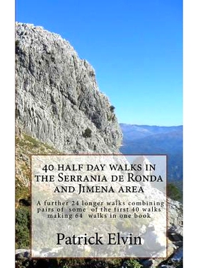 预订 40 Half Day Walks in the Serrania de Ronda and Jimena Area: 9781541040700