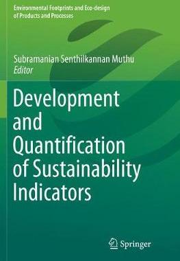 【预订】Development and Quantification of Sustainability Indicators