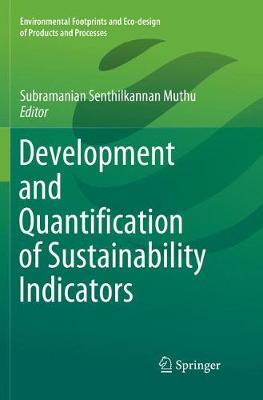 【预订】Development and Quantification of Sustainability Indicators