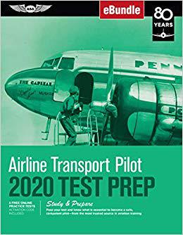 【预售】Airline Transport Pilot Test Prep 2020: Study & Prepare: Pass Your Test and Know What Is Essential to Beco...