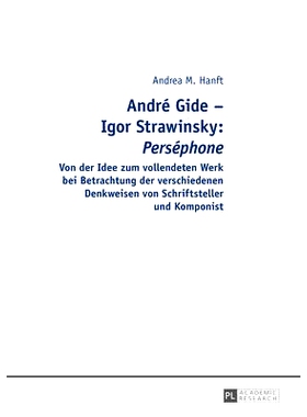 预订 André Gide – Igor Strawinsky- Perséphone