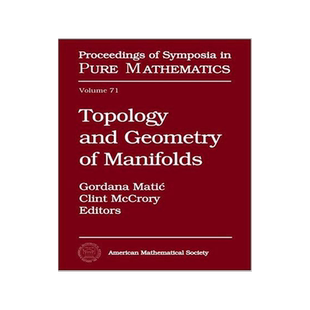 [预订]Topology and Geometry of Manifolds 9780821835074