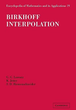 【预订】Birkhoff Interpolation