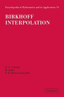 【预订】Birkhoff Interpolation