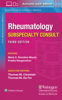【预订】Washington Manual Rheumatology Subspecialty Consult