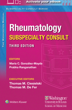 【预订】Washington Manual Rheumatology Subspecialty Consult