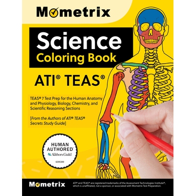 预订 Ati Teas Science Coloring Book: Teas 7 Test Prep for the Human Anatomy and Physiology, Biology, Chemistry, and Scie