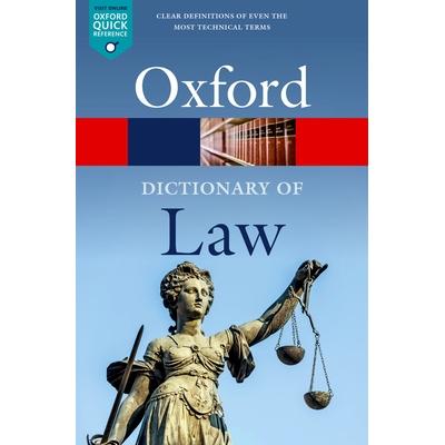 预售 A Dictionary of Law法律词典: 9780192897497