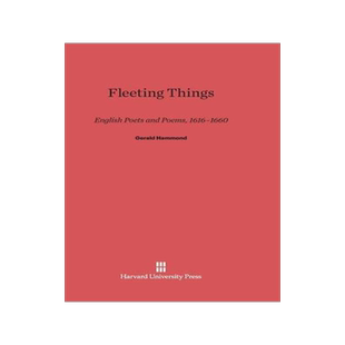 [预订]Fleeting Things 9780674418424