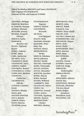 【预订】The Archive as a Productive Space of Conflict