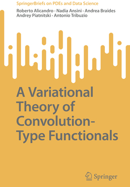 [预订]A Variational Theory of Convolution-Type Functionals