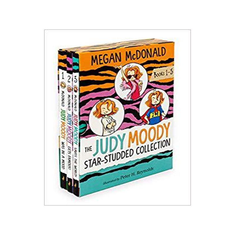 英文原版 稀奇古怪小朱迪3册套装 The Judy Moody Star-Studded Collection 儿童桥梁章节读物