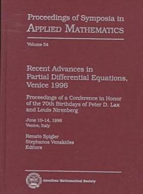 [预订]Recent Advances in Partial Differential Equations, Venice, 1996 9780821806579