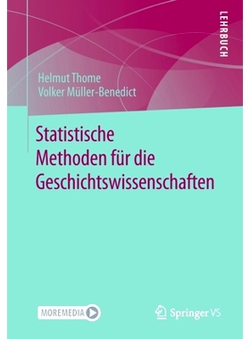 预订 Statistische Methoden für die Geschichtswissenschaften: 9783658309534