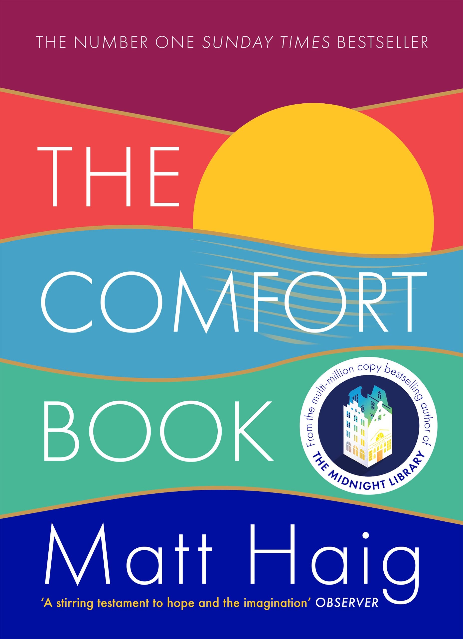 英文原版 Matt Haig安慰之书平装 The Comfort Book午夜图书馆作者马特海格 The Midnight Library-封面